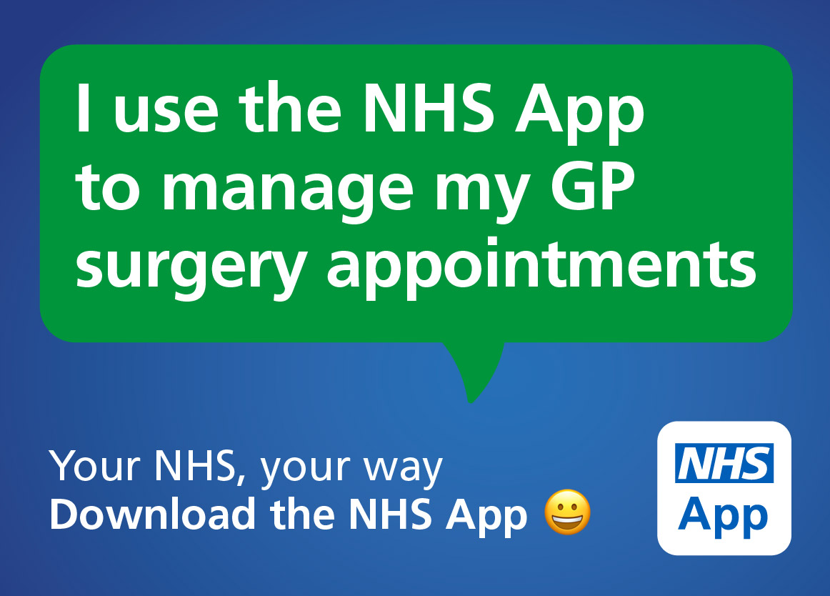 I use the NHS app to manage my GP appointments